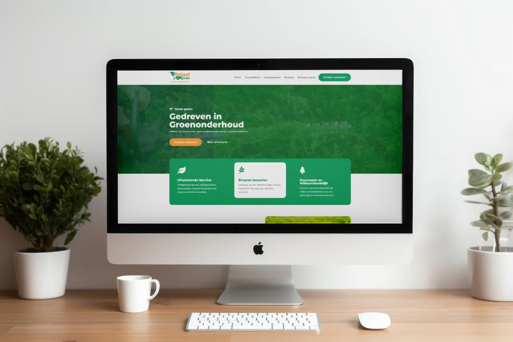 Website onderhoud, voorbeeld door Davium Webdesign