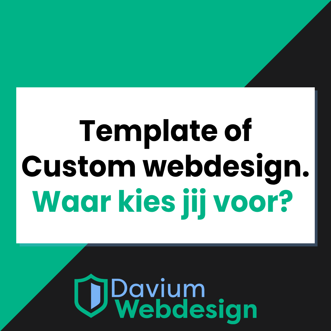 Template of custom webdesign